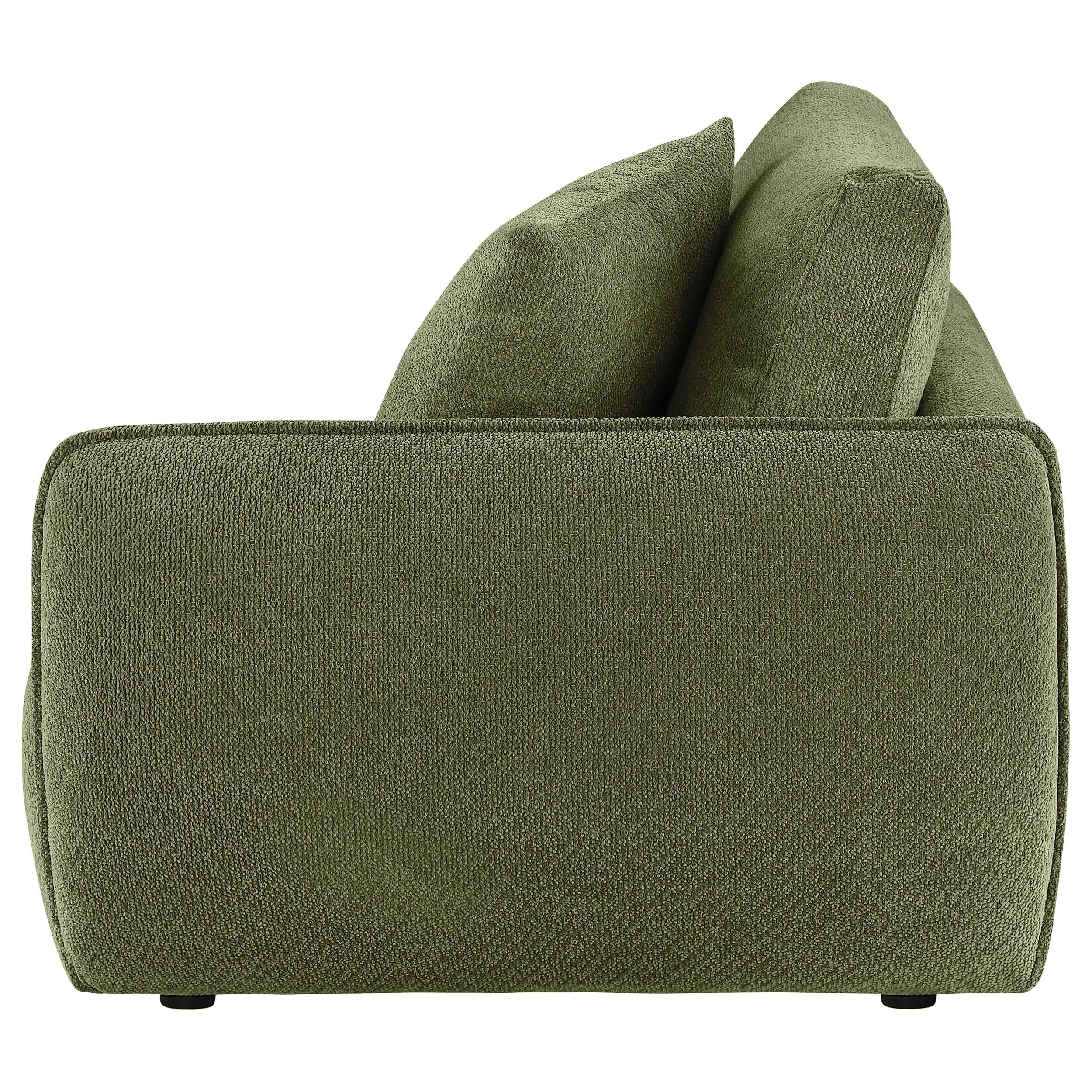 Coaster Furniture Elysia 551898RAF Chenille Upholstered Modular RAF Chair - Green IMAGE 1